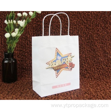 Paper Bags Printing Logo Customised Handle packing shopping